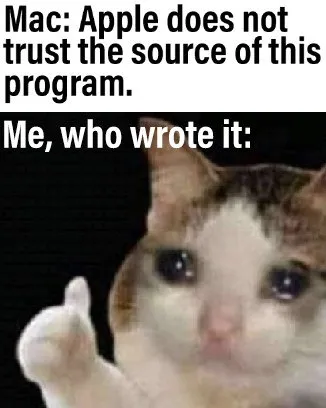Mac Distrusts the Source