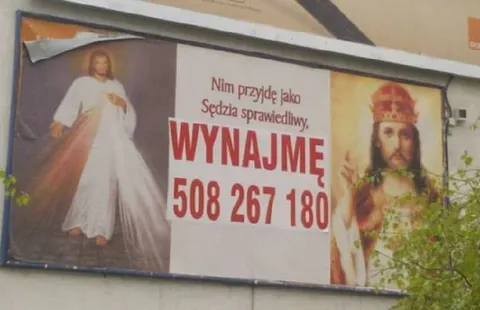 Jezus wynajmie mieszkanie