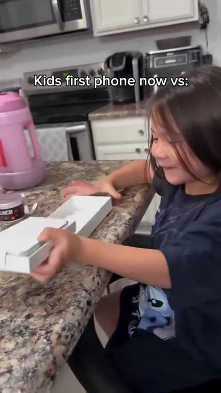 Kids’ First Phones Then and Now