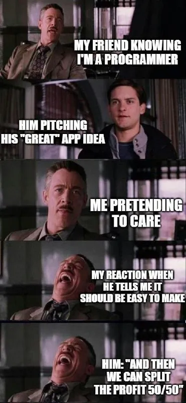 Programmer App Idea Profit Split