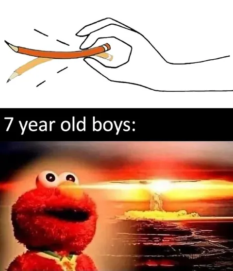 Seven-Year-Old Boys Love Explosions