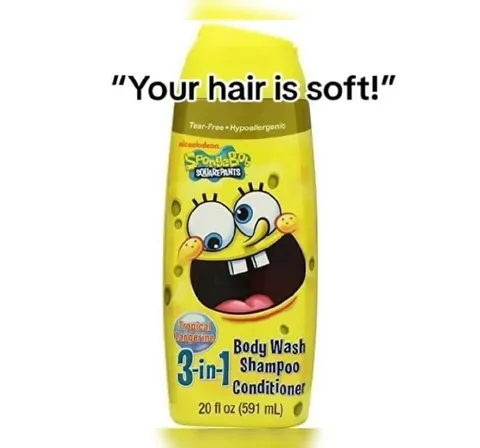 SpongeBob Hair Is Soft