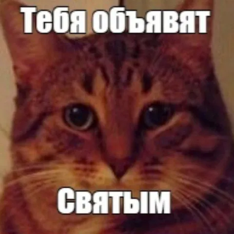 Тебя объявят святым