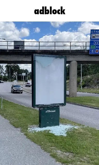 Adblock Removes the Billboard