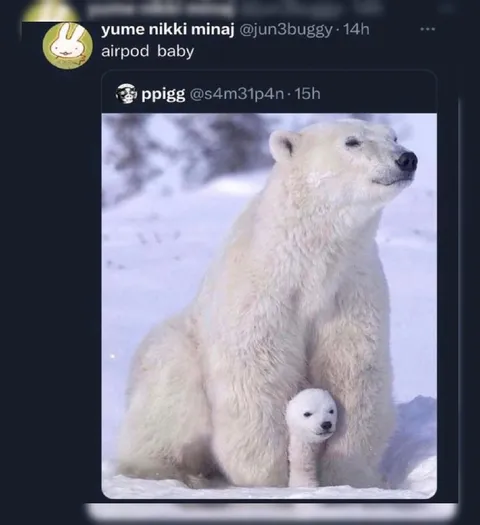 Airpod Baby Polar Bear