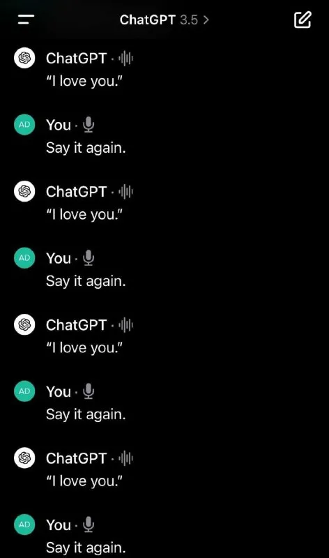 Say It Again ChatGPT