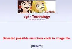 Malicious Code in Image File
