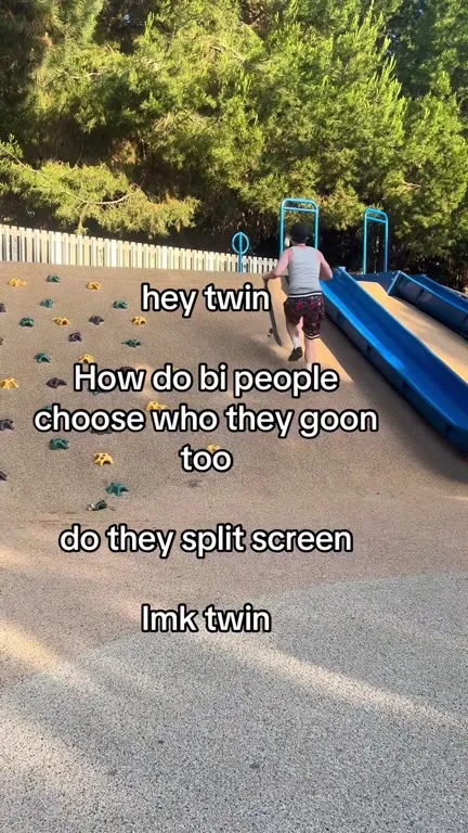 Bi people choose their twin