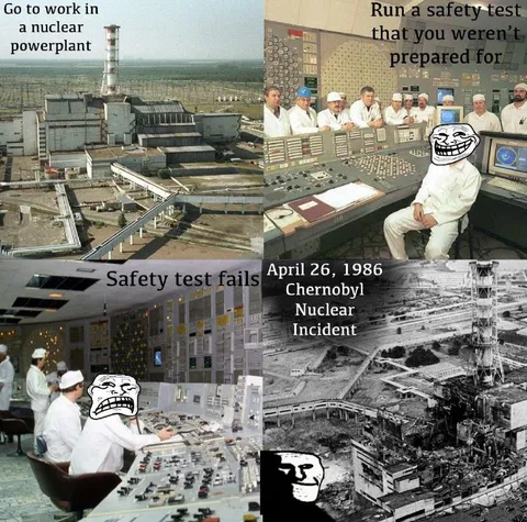 Chernobyl Safety Test Fails