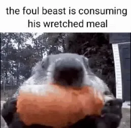 The Foul Beast Eats