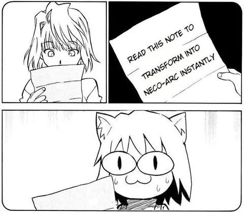 Transform Into Neco-Arc Instantly