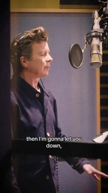 Never Gonna Give You Up Recording