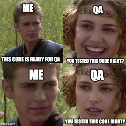 Anakin Asks About QA Testing