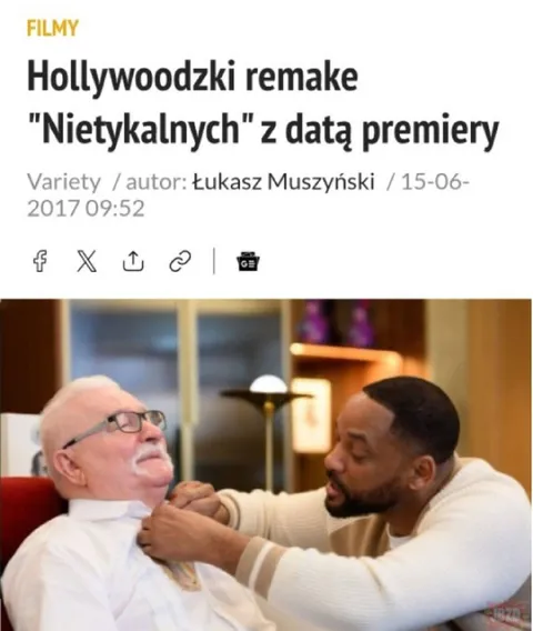 Hollywoodzki remake Nietykalnych