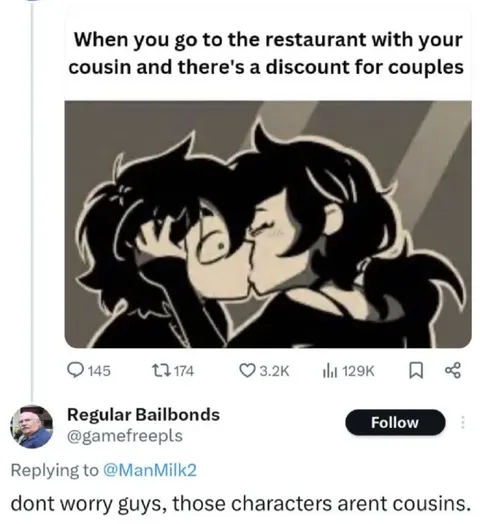 Cousins Get the Couples Discount