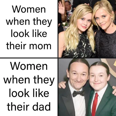 Women Who Look Like Their Parents