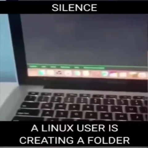 Linux User Creates a Folder