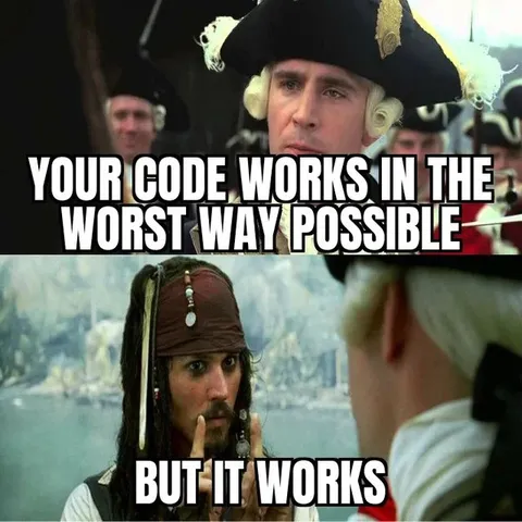 Code Works in the Worst Way