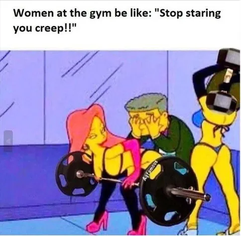Women at the Gym Be Like