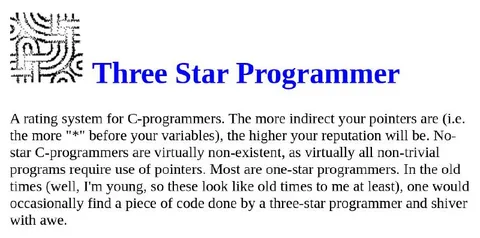 Three Star Programmer
