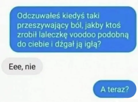 Laleczka voodoo i ból