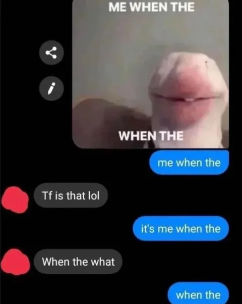 Me When the What