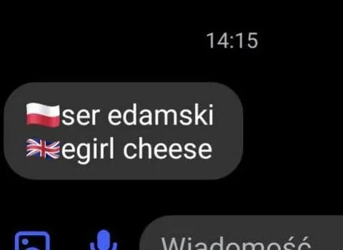 Ser edamski i egirl cheese