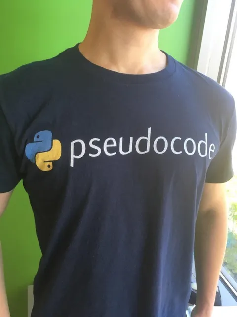 Pseudocode Python Shirt