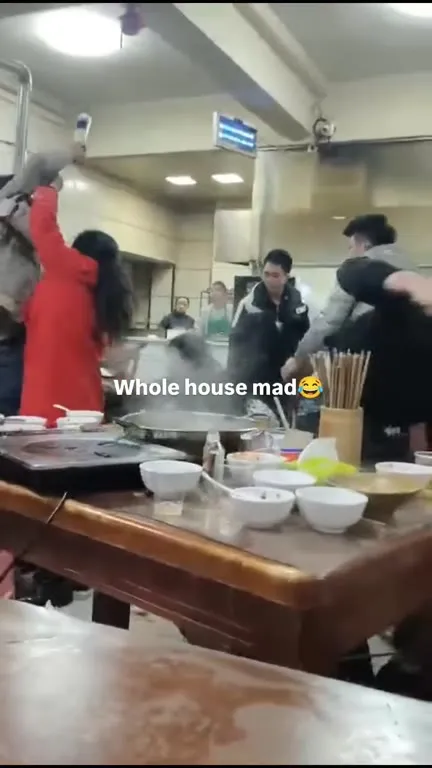 Whole House Mad Restaurant Fight