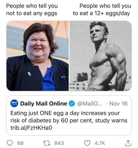 Egg Advice Contradiction