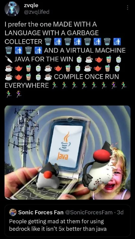 Java Garbage Collector Meme