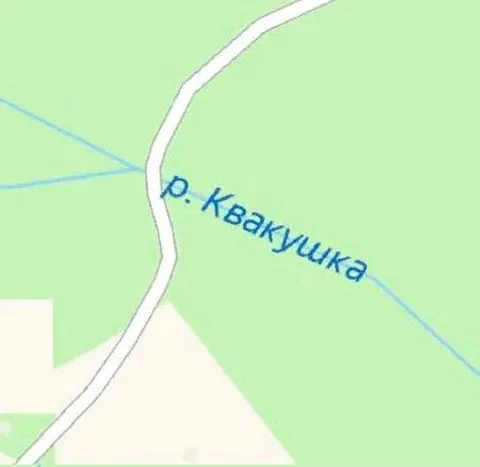 Река Кважучка на карте