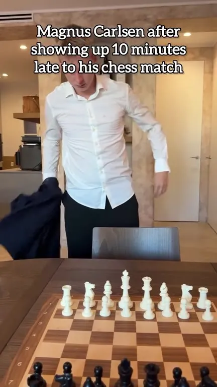Magnus Carlsen Ten Minutes Late