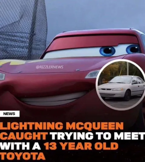 Lightning McQueen Caught With Toyota