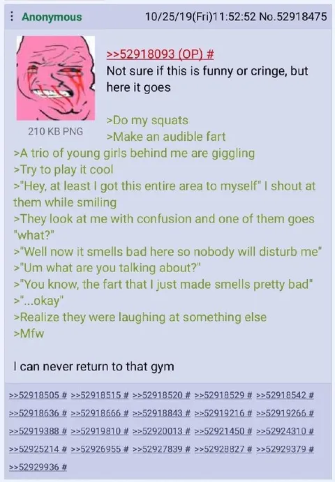 I Can Never Return to That Gym