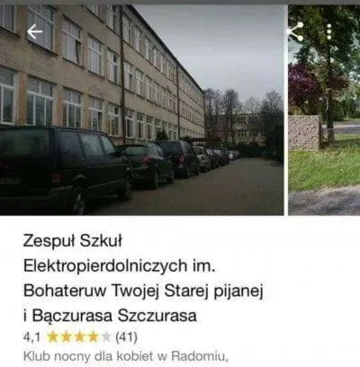 Zespół Szkół Elektro-pierdólniczych