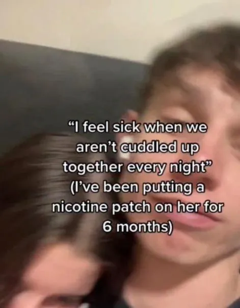 Nicotine Patch Cuddle Excuse