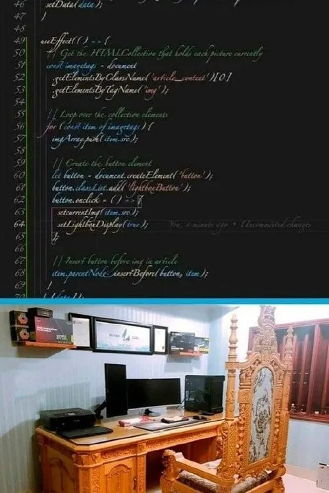 Programmer With a Throne Setup