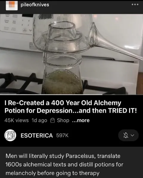 400-Year-Old Alchemy Depression Potion