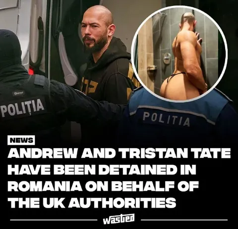 Andrew and Tristan Tate detained