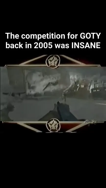 The 2005 GOTY competition was insane