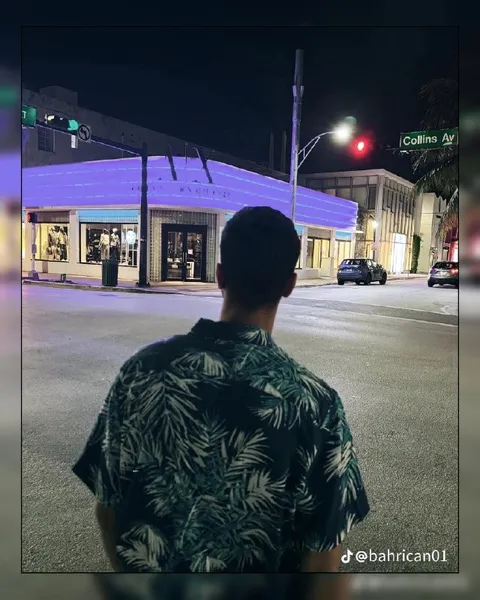 Standing Alone at Night