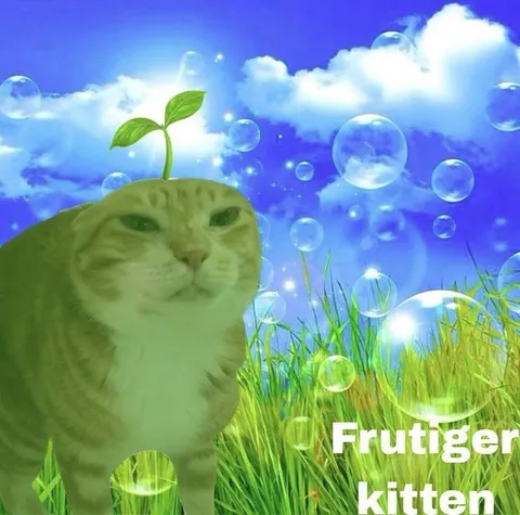 Frutiger Aero Kitten
