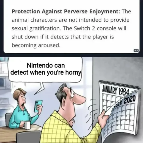 Nintendo Detects Horniness