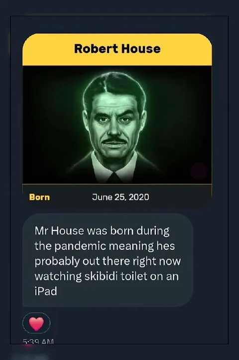 Robert House Pandemic Baby