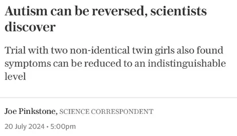 Autism Can Be Reversed