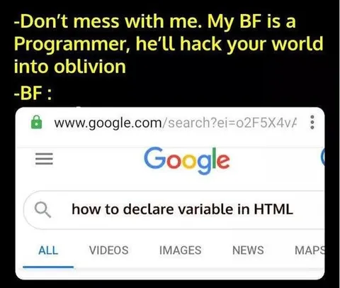 Programmer Boyfriend Can't Code