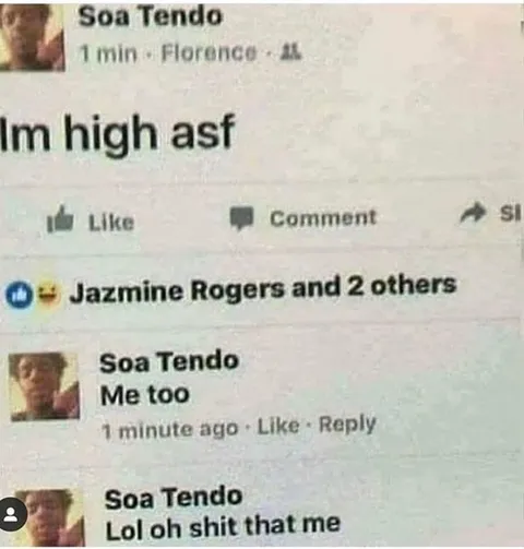High asf, me too