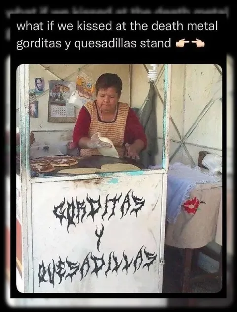 Death Metal Gorditas Stand