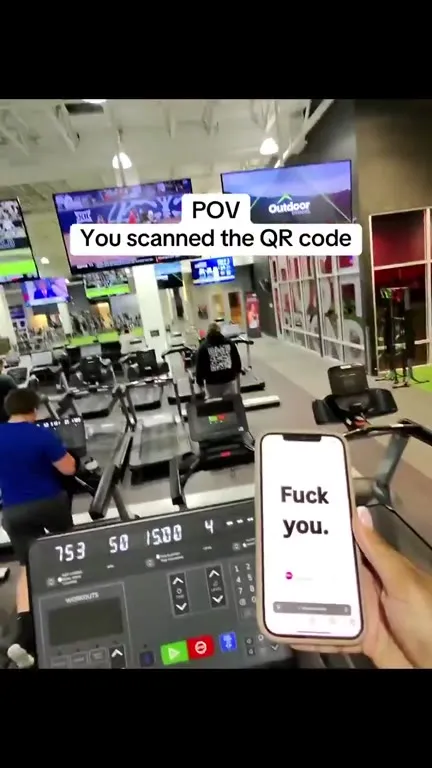 Gym QR Code Prank